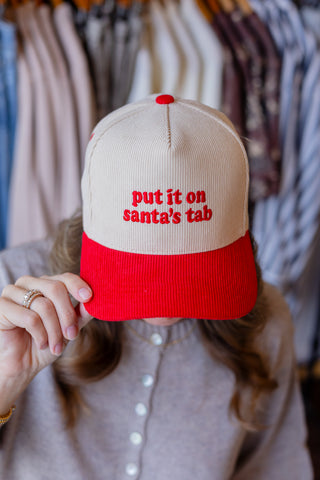 Put It On Santa's Tab Trucker Hat