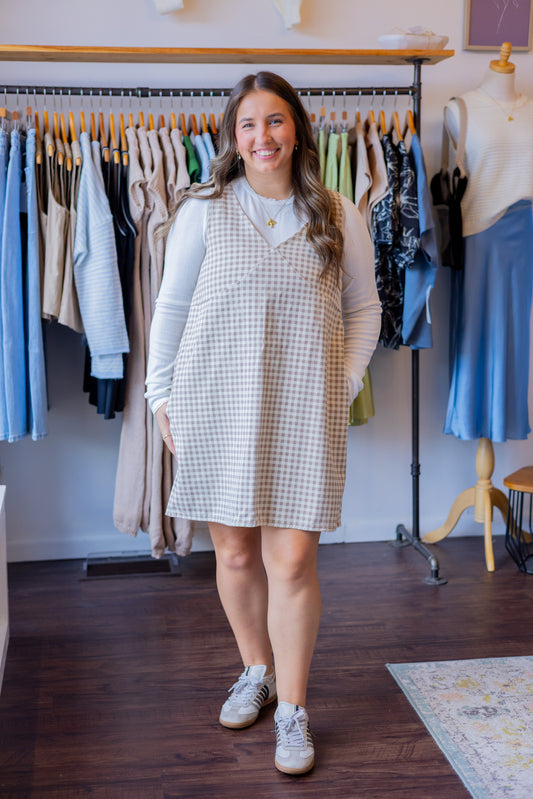 Gingham Mini Dress