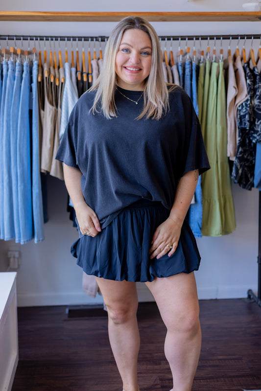 Drop Shoulder Everyday Basic Tee