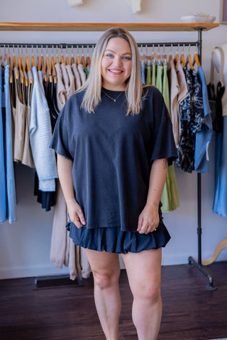 Drop Shoulder Everyday Basic Tee