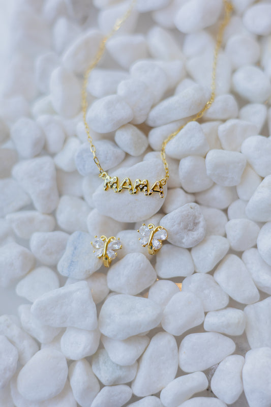 Crystal Butterfly Huggies