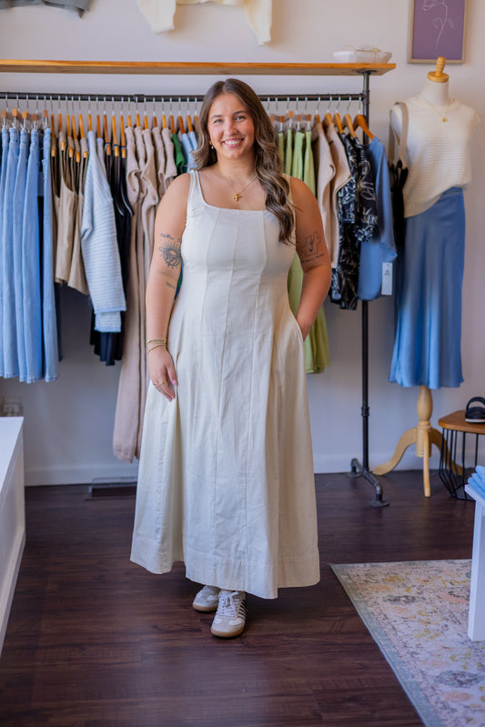 A-Line Midi Dress