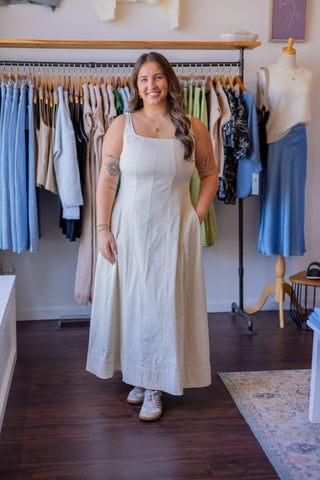 A-Line Midi Dress