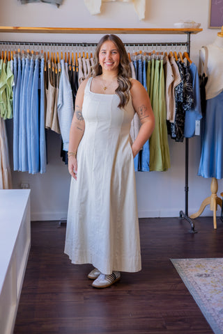 A-Line Midi Dress
