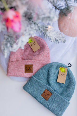 Unisex Soft Ribbed Beanie