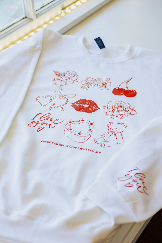 Valentine's Sketch Sweatshirt