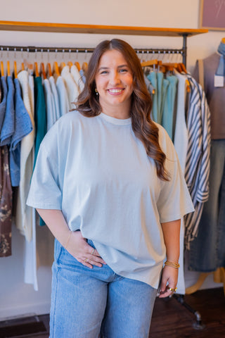 Oversized Stripe Knit Top