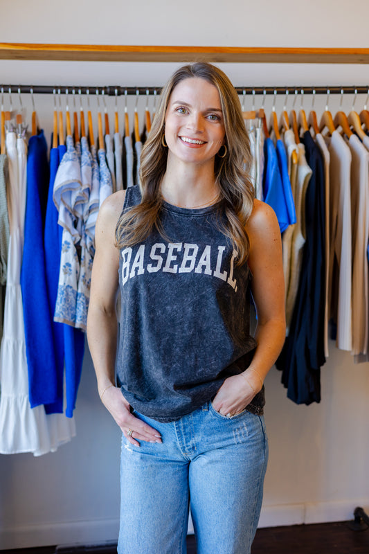 Baseball Mineral Graphic Tank