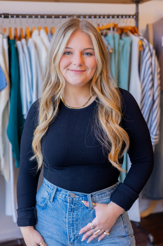 Knit Seamless Ribbed Top