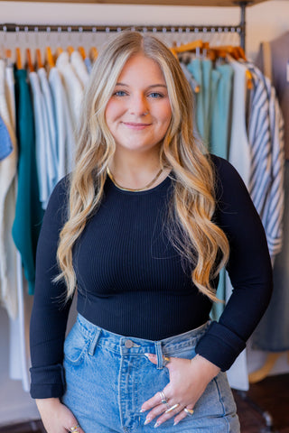 Knit Seamless Ribbed Top