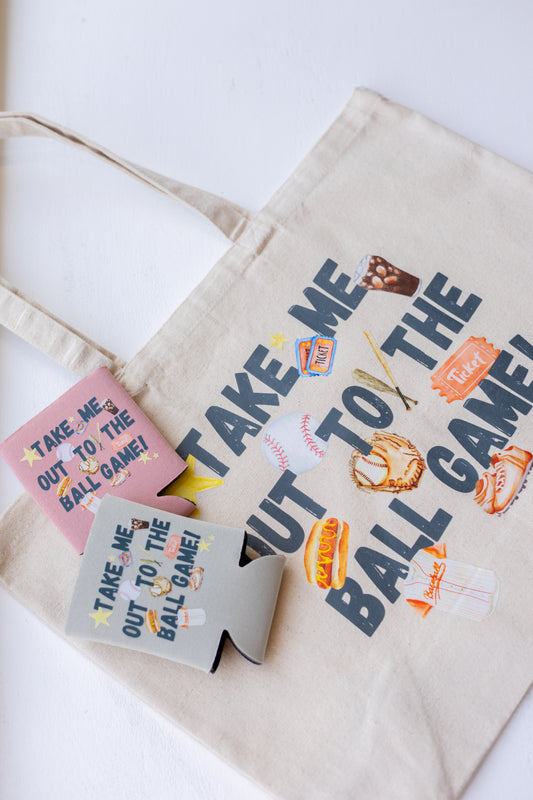 Take Me Out To The Ball Game Tote Bag
