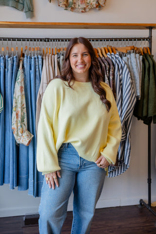 Drop Shoulder Sweater