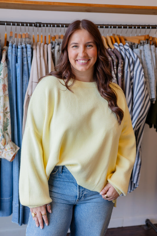 Drop Shoulder Sweater