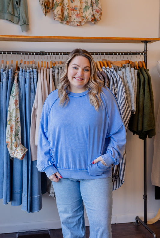 Mineral Washed Pullover