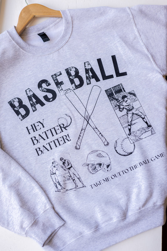 Baseball Sketch Sweatshirt