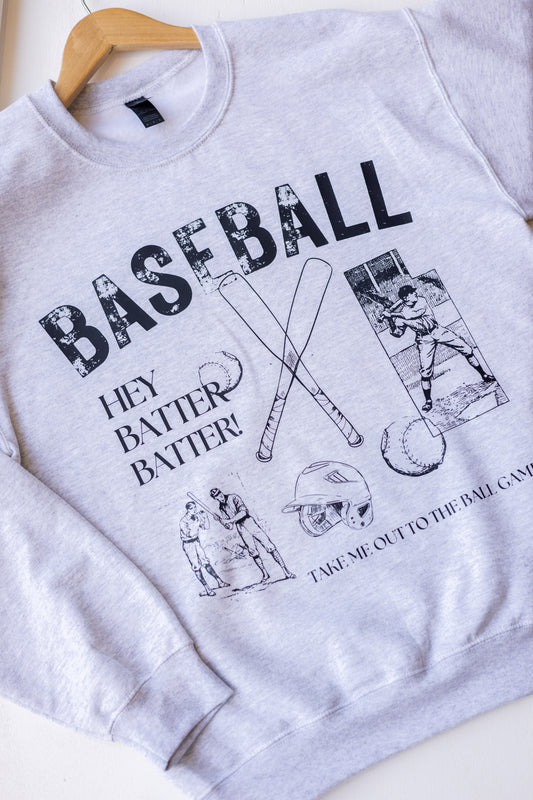 Baseball Sketch Sweatshirt