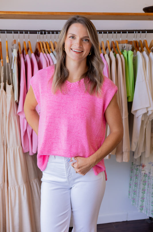 Sweater Muscle Tank Top