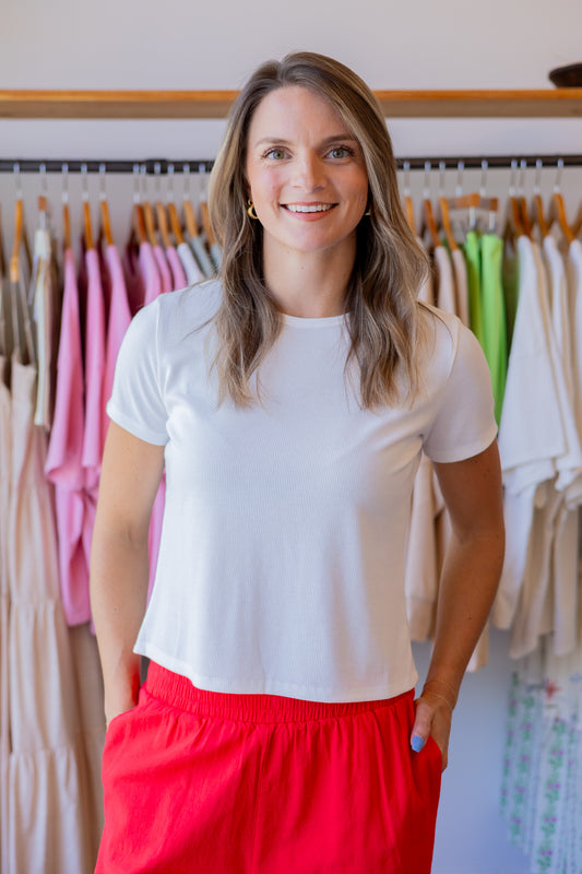 Short Sleeve Fitted Tee