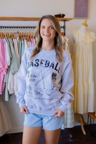 Baseball Sketch Sweatshirt