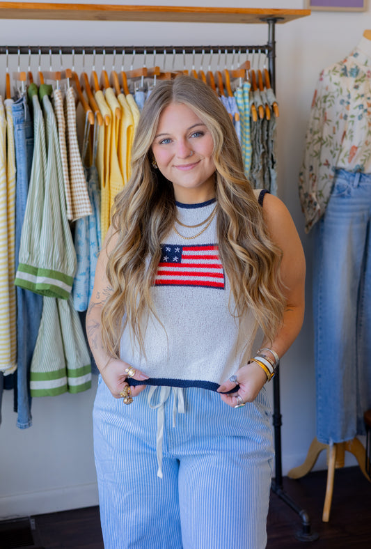 Flag Knit Tank