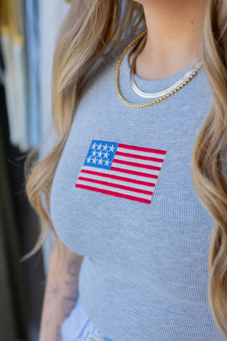 Short Sleeve Flag T-Shirt