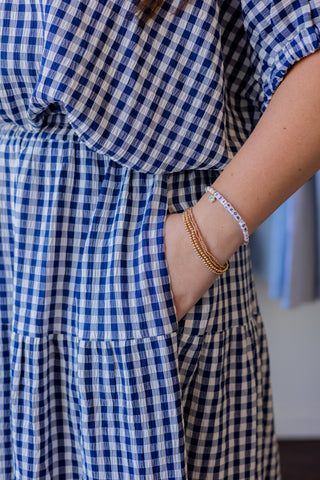 Gingham Midi Skirt