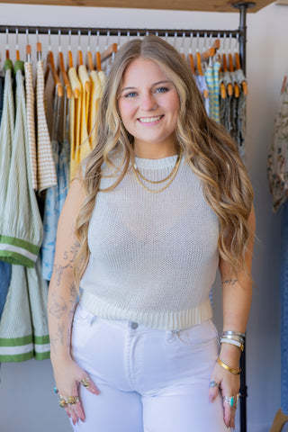 Sleeveless Knit Top