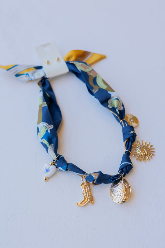 Tie Scarf Necklace Set