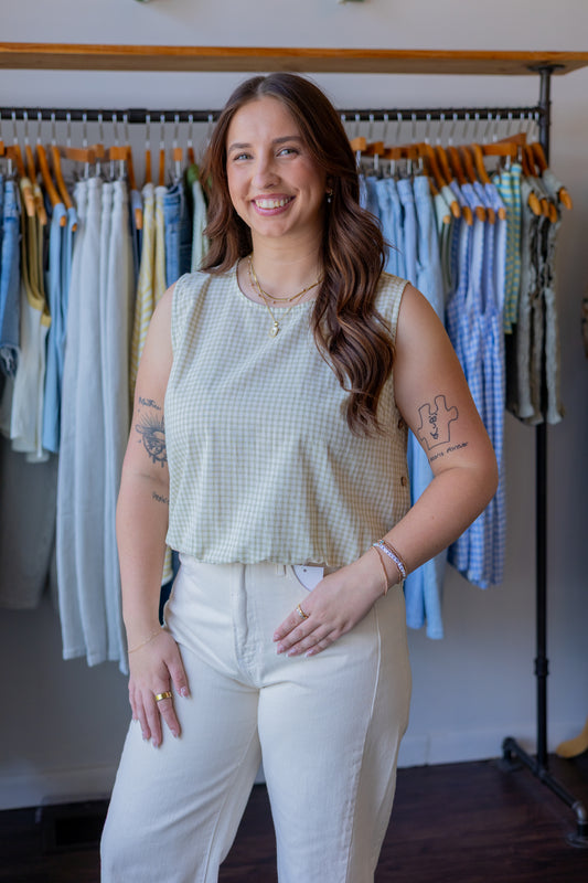 Gingham Tank