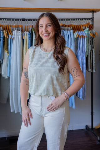 Gingham Tank