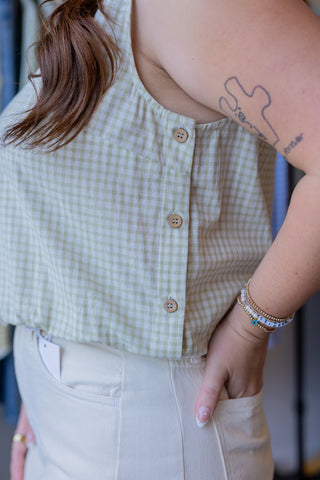 Gingham Tank