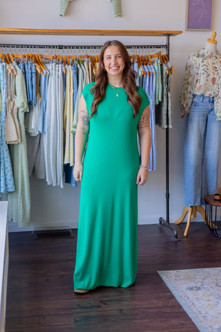 Cap Sleeve Midi Dress