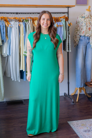 Cap Sleeve Midi Dress