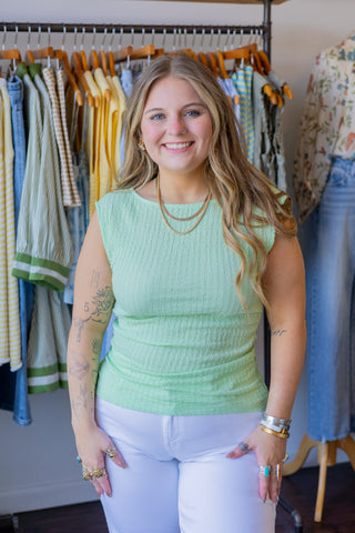 Side Ruched Knit Top