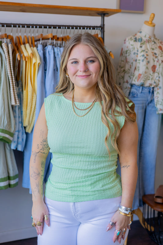 Side Ruched Knit Top