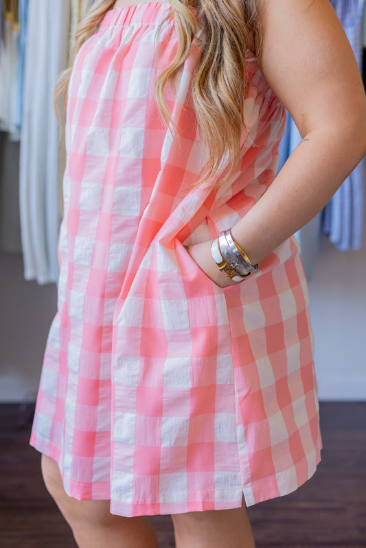 Plaid Mini Dress