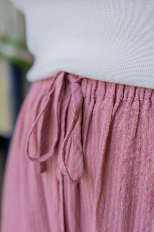 Pinstripe Loose Pants