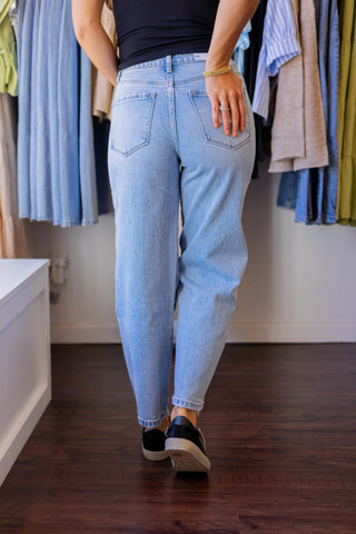 Cropped Barrel Jeans
