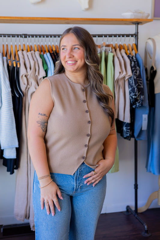 Mocha Sweater Vest