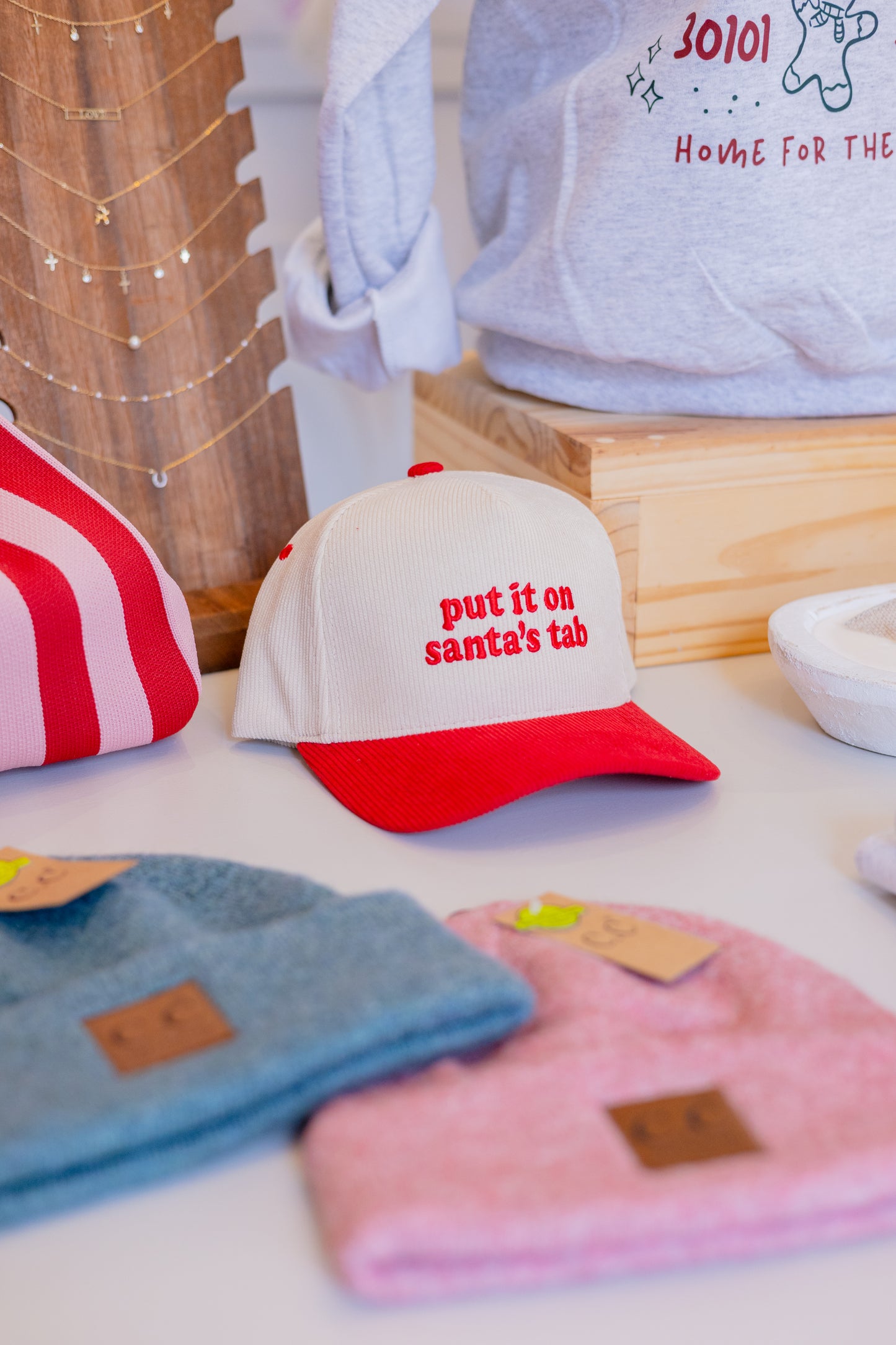 Put It On Santa's Tab Trucker Hat