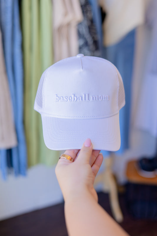 Baseball Mom Trucker Hat