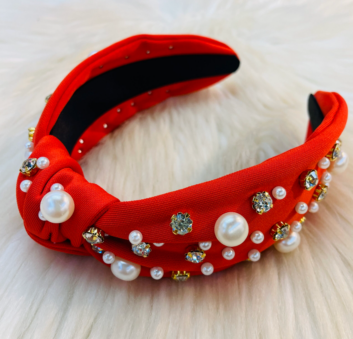 Rhinestone & Pearl Headband