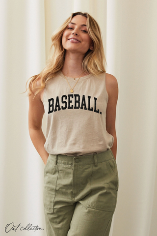 Baseball Mineral Graphic Tank