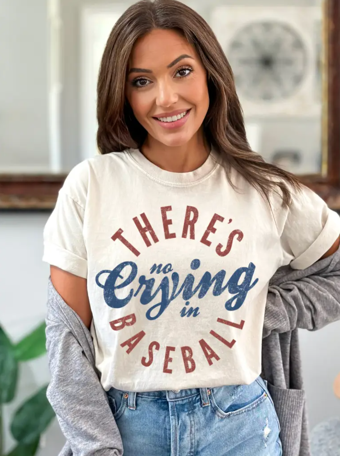 There's No Crying in Baseball Tee