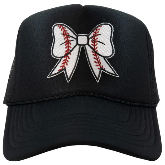 Baseball Bow Trucker Hat