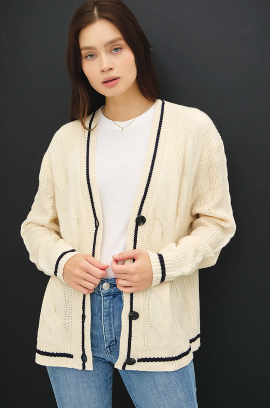 Varsity Style Cardigan