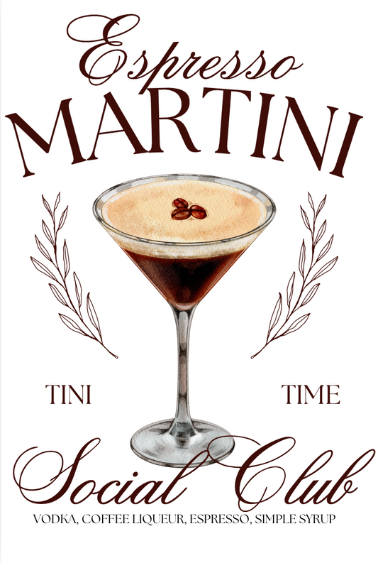 Espresso Martini Social Club T-Shirt