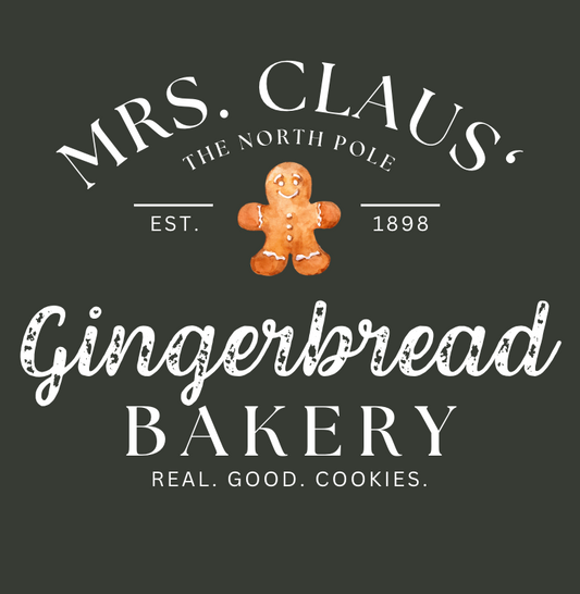 Mrs. Claus Gingerbread Bakery Sweatshirt