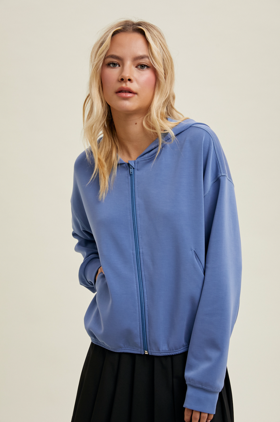 Active Zip-Up Relaxed Jacket