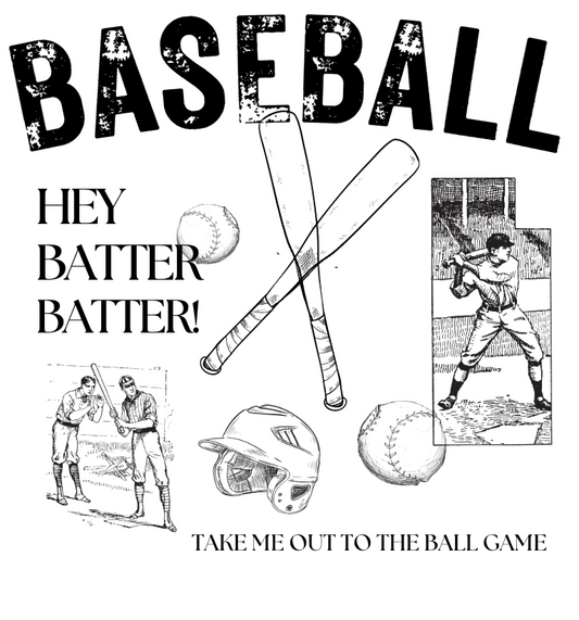 Baseball Sketch T-Shirt